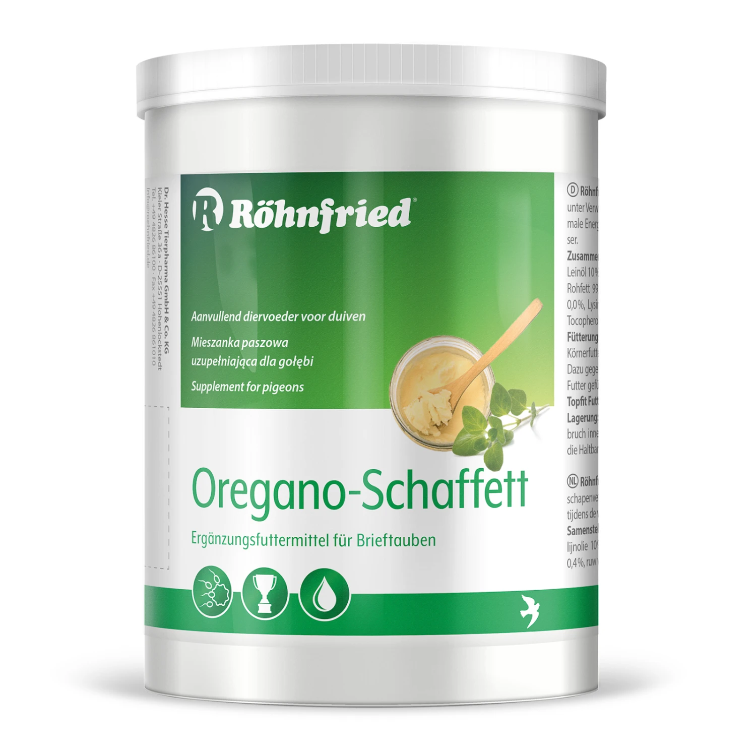 Röhnfried Oregano-Schaffett 600g 1 Röhnfried Oregano-Schaffett 600g