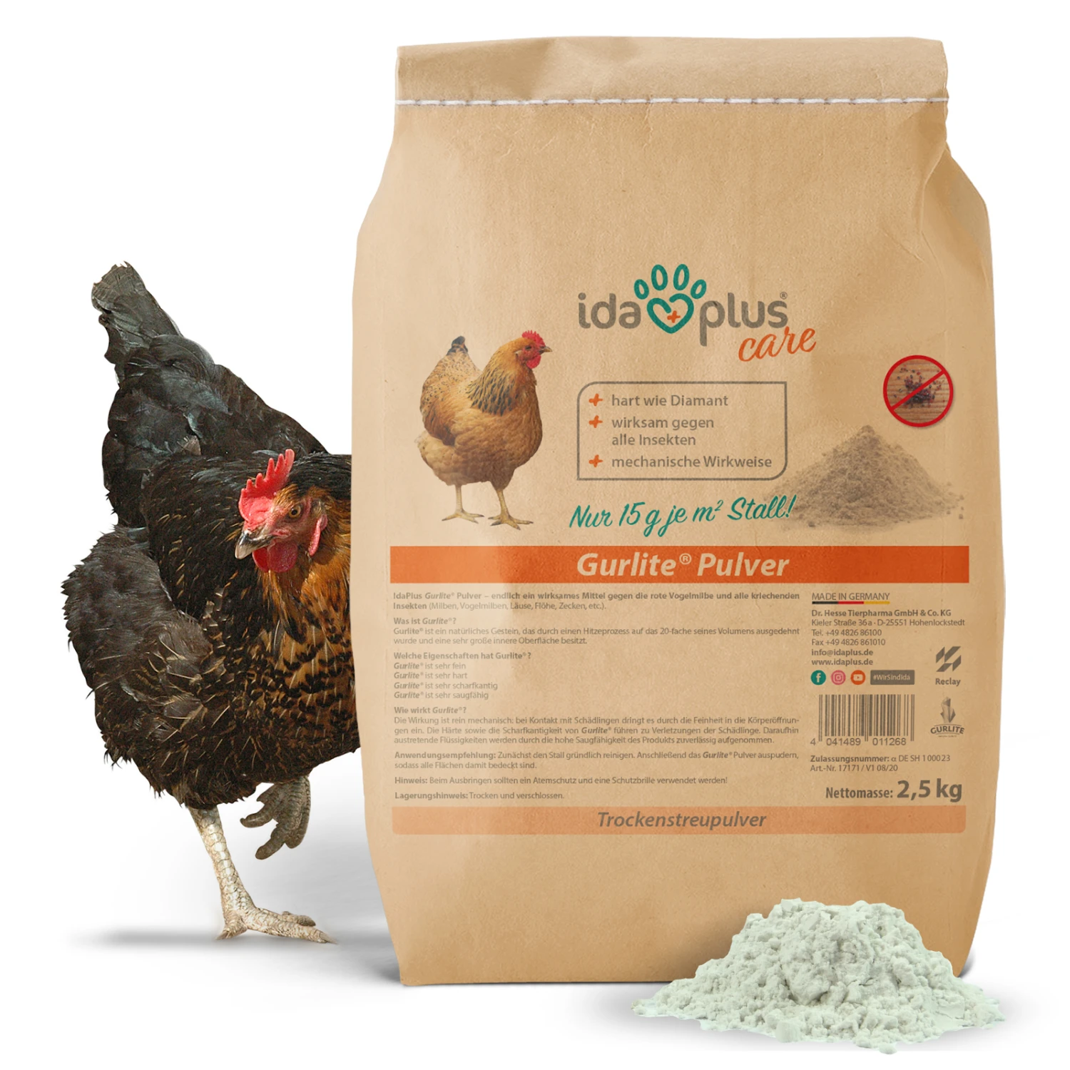 Ida Plus Gurlite Pulver 2,5kg 1 Ida Plus Gurlite Pulver 2,5kg