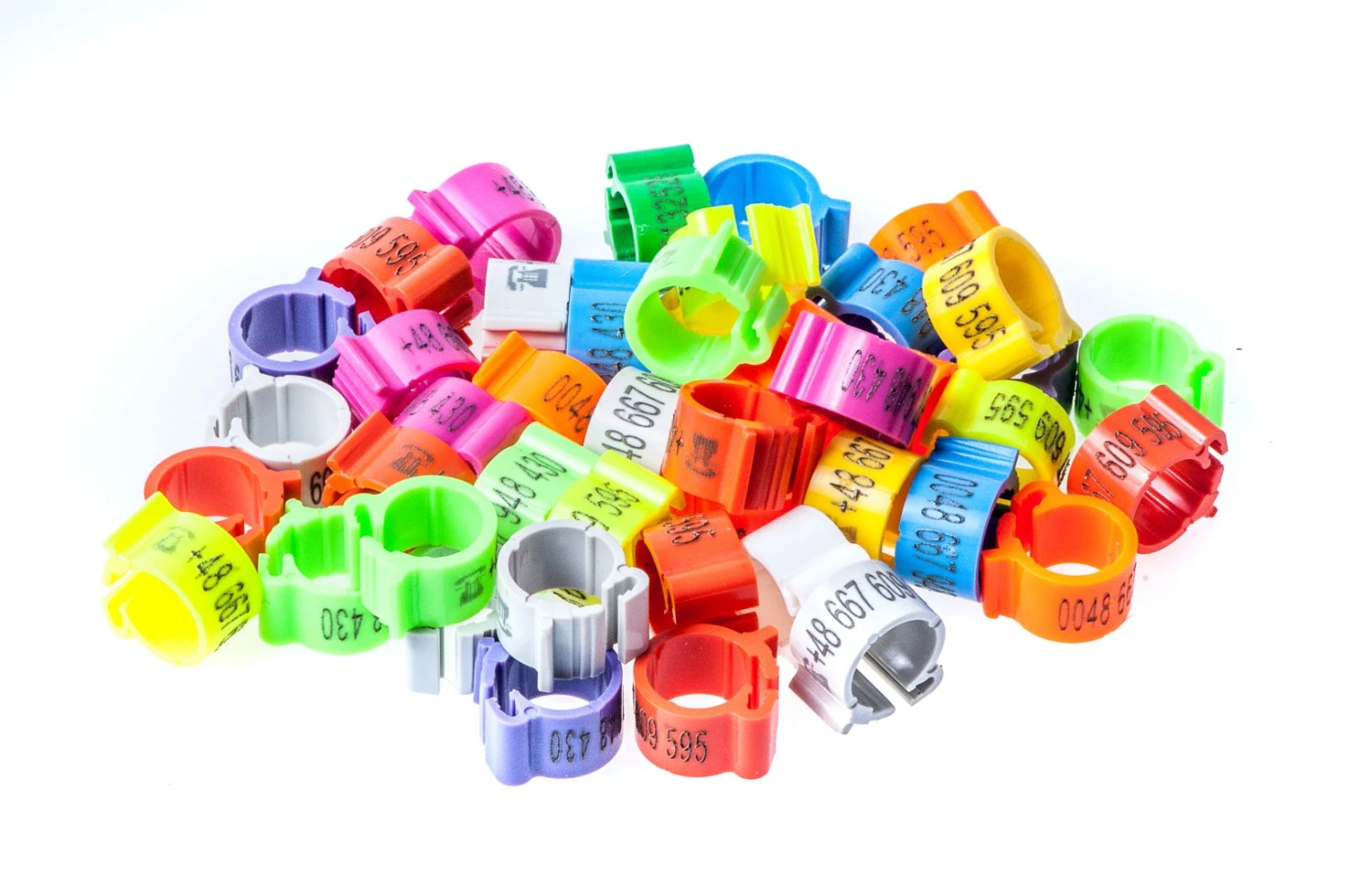 Kennringe Mit Telefonnummer Ø 8mm 100 Stück 1 Kennringe Mit Telefonnummer Ø 8mm 100 Stück