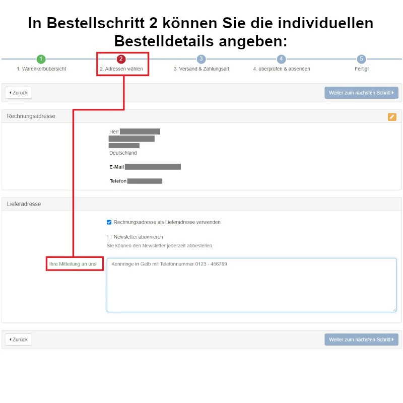 Kennringe Mit Telefonnummer Ø 8mm 100 Stück 2 Kennringe Mit Telefonnummer Ø 8mm 100 Stück – Bild 2
