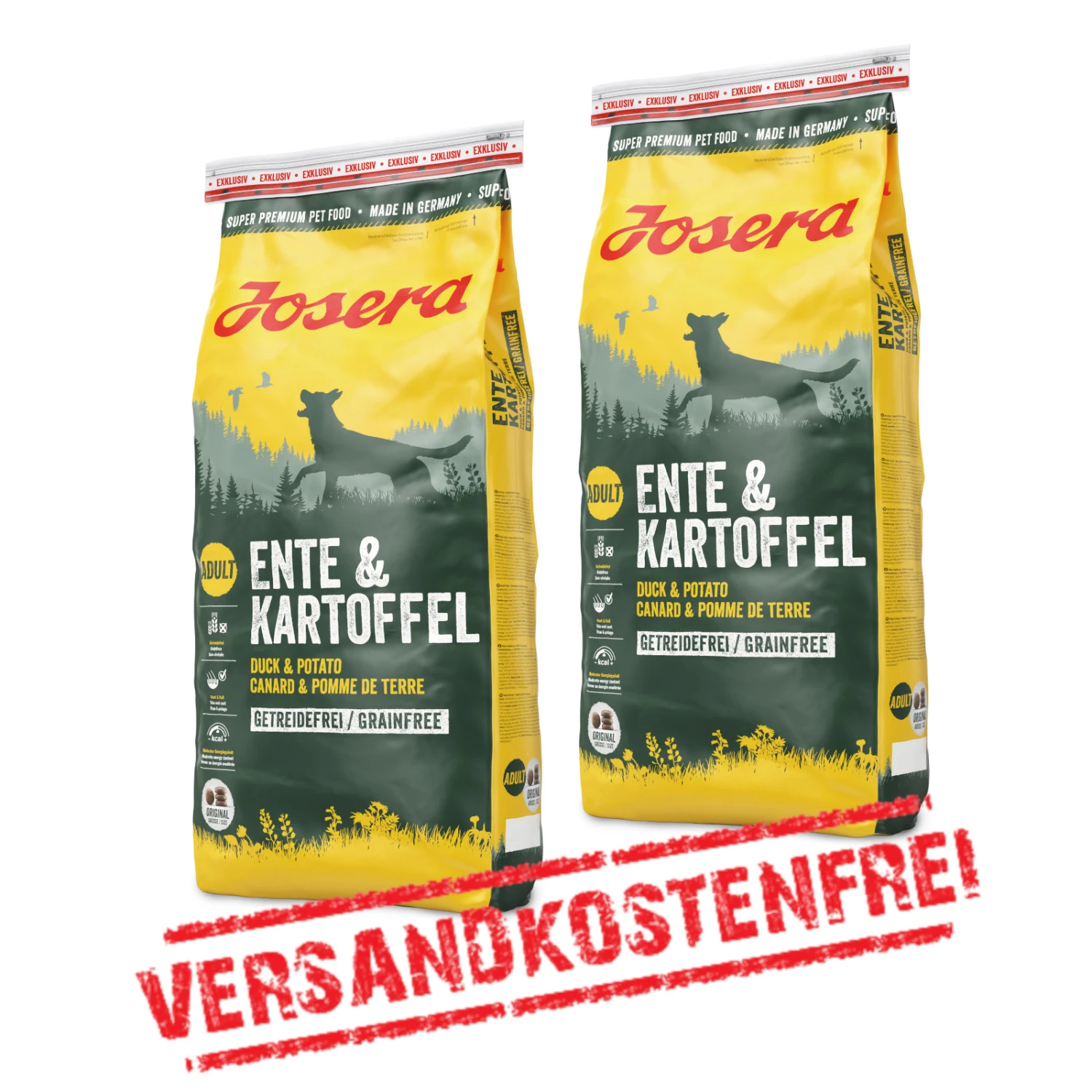 Josera Ente&Kartoffel 2er-Pack 30kg