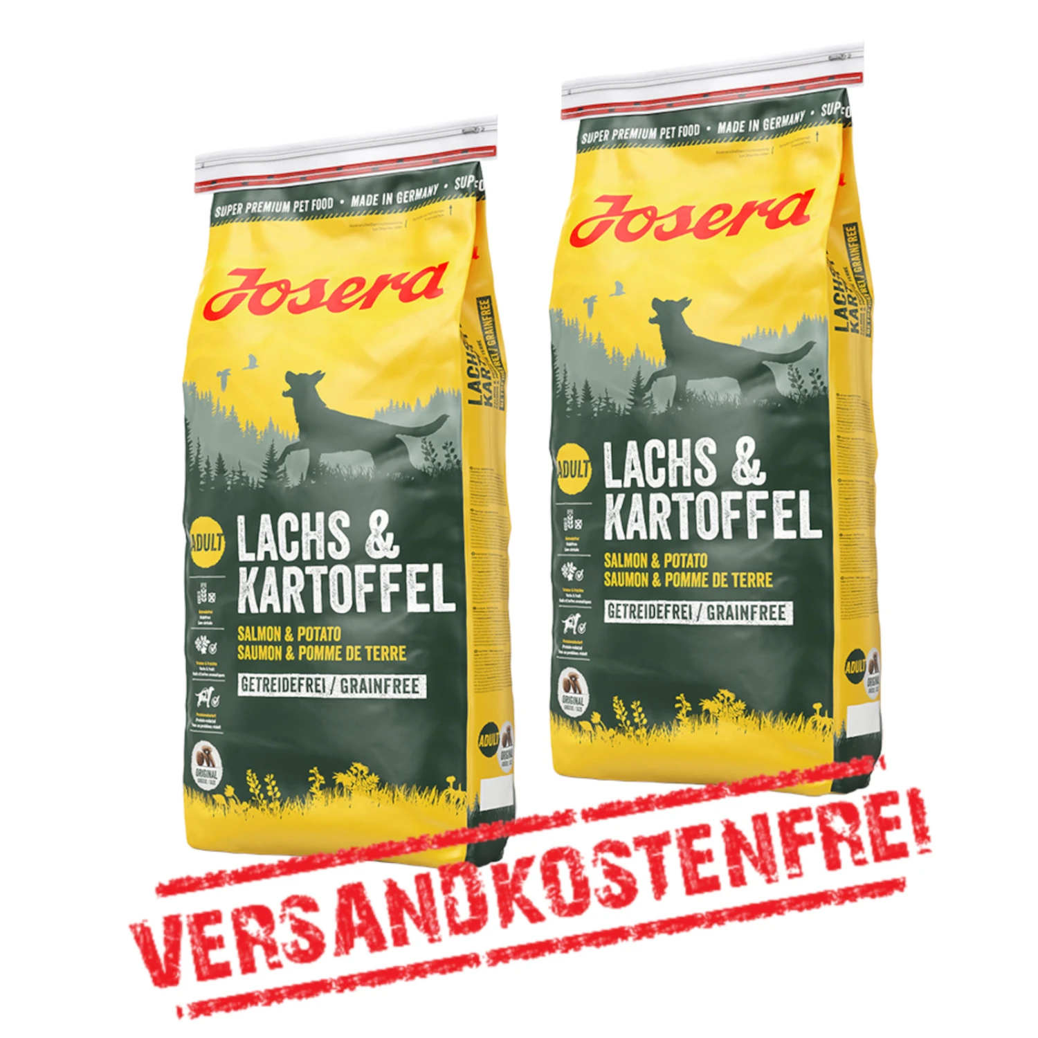 Josera Lachs&Kartoffel 2er-Pack 30kg 1 Josera Lachs&Kartoffel 2er-Pack 30kg