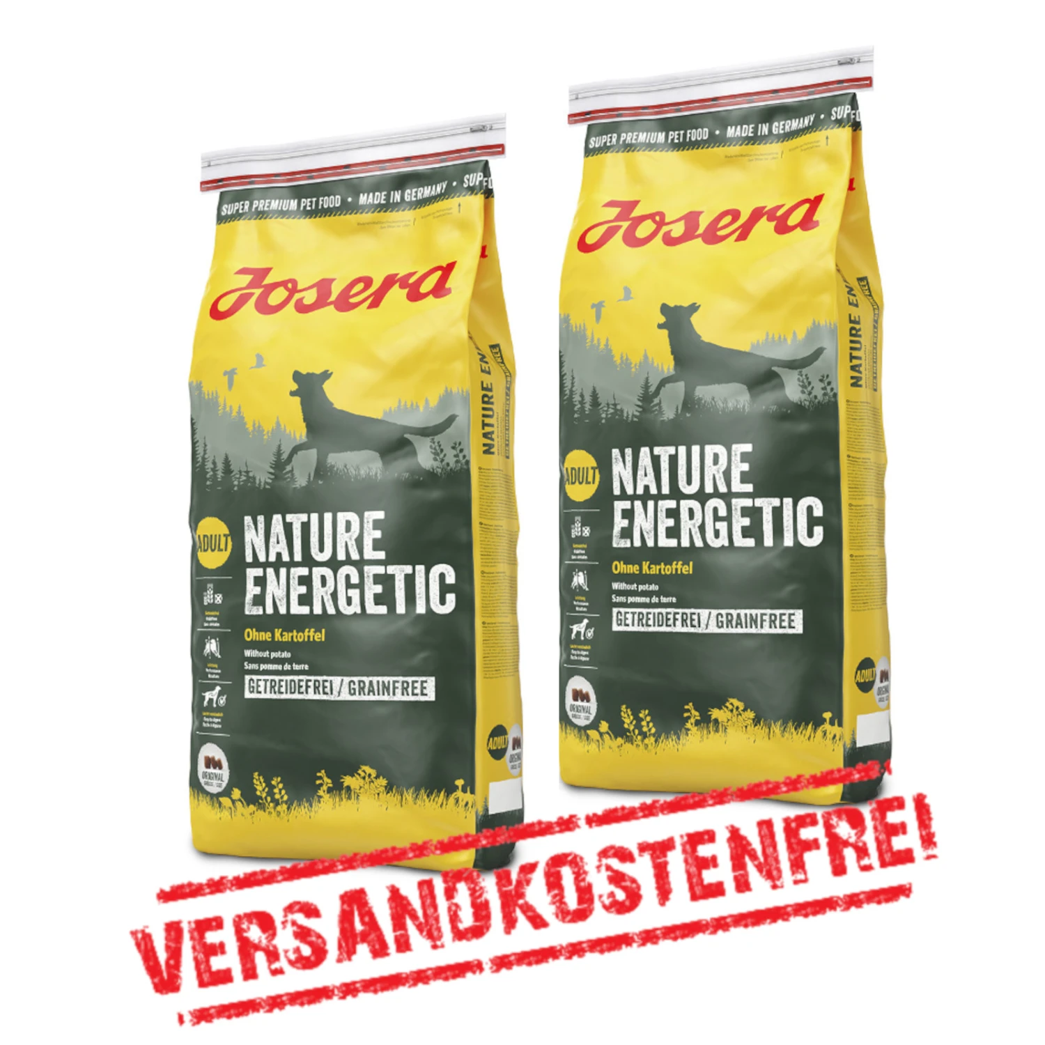 Josera Nature Energetic 2er-Pack 30kg
