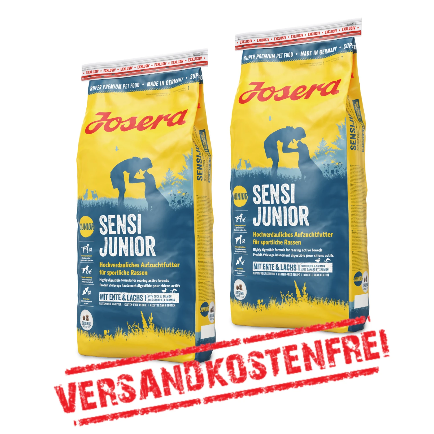 Josera SensiJunior 2er-Pack 30kg 1 Josera SensiJunior 2er-Pack 30kg