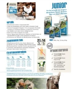 Bewi Dog Junior 12,5kg 7 Bewi Dog Junior 12,5kg -Haustierzubehör juniorzusammenfassung