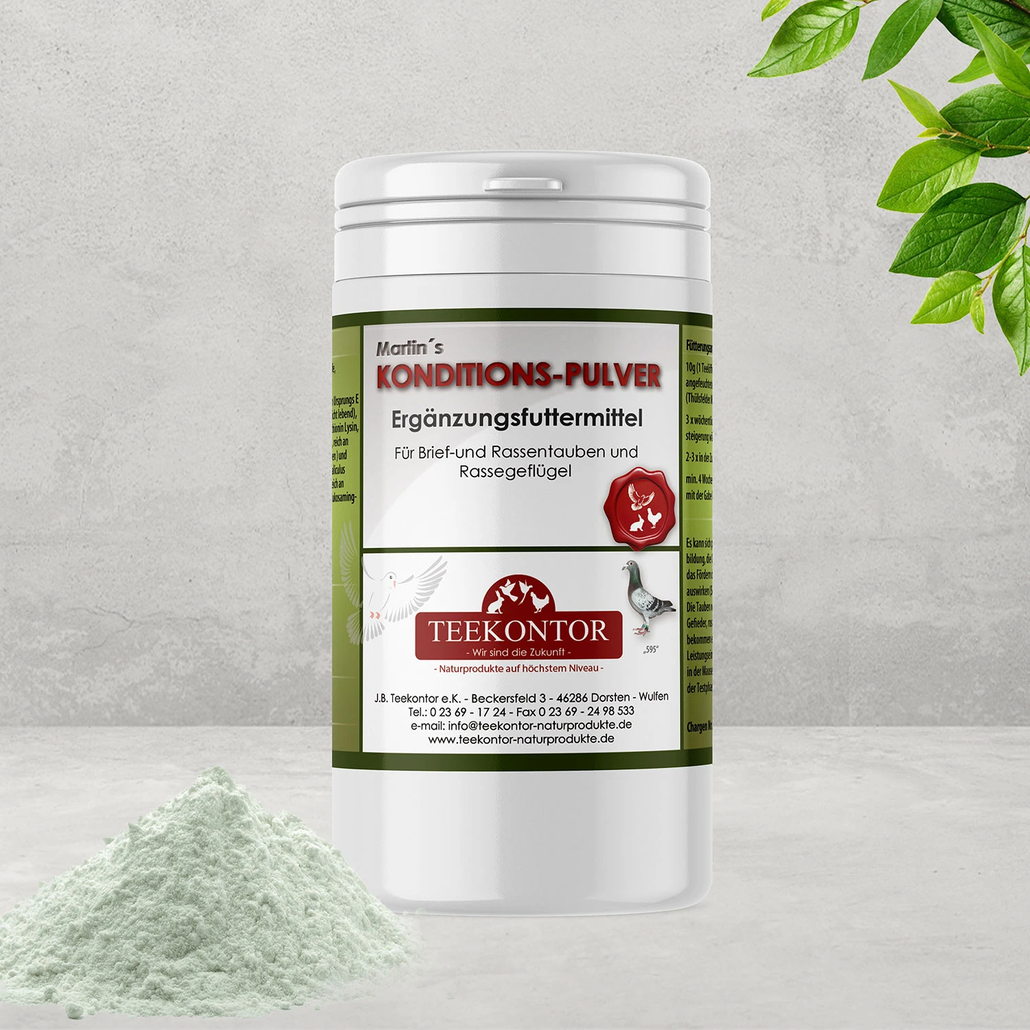 Teekontor Martins Konditions-Pulver 500g 1 Teekontor Martins Konditions-Pulver 500g